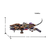 1354Pcs Mammoth‑Themed Micro Mini Building Blocks, Bagged 3D Assembly Toy, 2‑In‑1 Transformable Set: Mammoth, Skull, Rose Cross, Elk. For Block Lovers, Boost Imagination & Spatial Thinking, Home Decor, Birthday & Unique Souvenir Model - Multicolor(Bag) - View 8