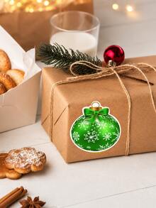 500PCS Christmas Decorative Stickers, Red & Green Holiday Ornament Labels, Assorted Snowflake, Reindeer, Christmas Tree Gift Sealing Stickers, Self-Adhesive Stickers, Suitable For Gift Wrapping, Envelopes, Cookies, Mugs, Christmas Party And Holiday Decoration - Christmas Ornament - View 6