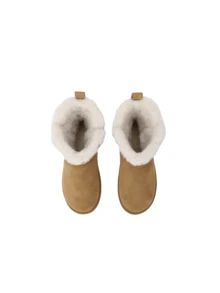 CAMEL CROWN Women's Snow Boots, New Winter Style, Fleece Lining, Warm & Thick, Cold-Proof & Anti-Slip, Casual Ankle Boots - Camel - View 4