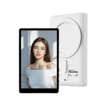 Monitor Selfie Vlog Ponsel Magnetik Layar HD - Dapat Diisi Ulang Daya Ganda 36V (Baterai/USB), Kompatibel dengan Ponsel iOS & Android dengan Kontrol Jarak Jauh, Monitor Kamera Belakang Nirkabel untuk Streaming Langsung, Pembuatan Konten, Selfie, Streaming Langsung, Alat Perekaman Video - 3.97 Speaker internal - View 12