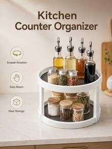 Tilt & Swivel Storage Bin, 10/12 Inch, Suitable For Organizing Cabinets, Pantries, Kitchens, Bathrooms, Refrigerators, Countertops, Spice Racks, Etc. - Multicolor - View 5