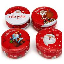 Kit 12 Latas Natalinas Para Velas Aromáticas E Lembrancinhas - sortidas - Visão 1