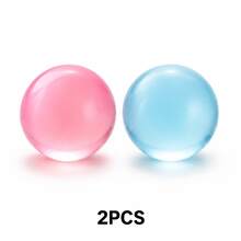 Transparent Crystal Ball Soft Squeeze Toy, Soft Jelly Touch, Pink & Blue Dual Color, Slow Rebound Or Non-Rebound Options, Office Desk Fidget Toy - Multicolor - View 17