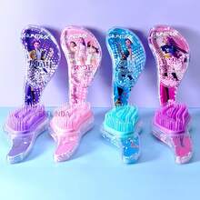 1pc New KPop Demon Hunters Cartoon Rumi Mira Zoey Air Cushion Massage Comb, Anime Merchandise Student Comb, Birthday Gift For Girls - One Size Fits All - View 1