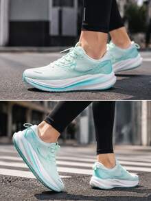 XTEP Men's Running Shoes Tancheng 3.0 LITE Spring Mesh Casual Running Shoes 974119110053 Foam Green/Clear Blue - Foam Green/Clear Blue - View 3