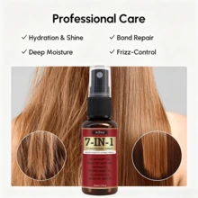 Jeffany Semprotan Perawatan Rambut Tanpa Bilas untuk Menghaluskan Rambut Kusut Seketika - Semprotan Penghalus Keratin 7-in-1, 30ml. Perawatan Multifungsi dengan Tekstur Ringan yang Meredakan Rambut Kusut, Kering, Kusut, dan Patah dalam Sekali Pakai. Cocok untuk Rambut Kering, Berminyak, dan Semua Jenis Rambut - Travel Size - View 9