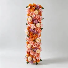 100cm Luxury White Rose Artificial Flower, Wedding Table Centerpiece, Floral Backdrop, Arch Decor, Party, Outdoor Garden Decoration - Multicolor - View 26