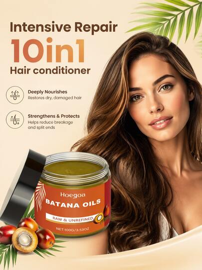 Hoegoa Intensive Repair 10in1 Mask For Damaged Hair & Breakage | Hydrate, Soften + Repair Hair Strength | Melts Away Damage, Builds Bonds, Strengthens Against Damage | Deep Conditioning For Dry Damaged Hair (Buy 1 Get 1 Free)