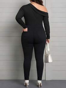 Plus Size Jeans - Black - View 5