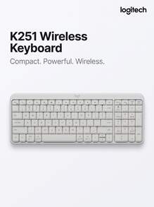 Logitech Kombo Keyboard dan Mouse Nirkabel Ergonomis K251+M196: Ramping, Portabel, Pasang dan Mainkan, Cocok untuk Skenario Kantor Rumah dan Pembelajaran Mobile. - View 14