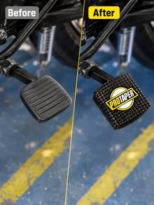 1pc Universal Anti-Slip Rubber Brake Pedal Cover, Rear Brake Pedal Protector, Clip-On Pyramid Texture Replacement Pedal Cover, Suitable For Dirt Bike, Pit Bike, Off-Road Motorcycle, Scooter, Street Motorcycle, Motorcycle Accessories - A - View 6