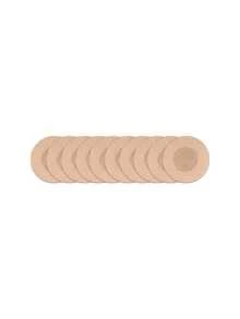 1 Pair Invisible Silicone Nipple Covers (Includes 30 Round Nipple Stickers), Smooth Edges Without Bulge, Suitable For Wearing With Thin Clothing - Multicolor - View 9