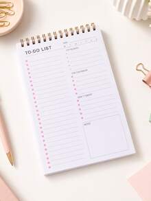 1PC TO-DO LIST Multi-Color Planner, Student Portable Stationery, For Class Notes, Office Records, Daily Schedules, Creative 4 Colors To Choose Notebook - Single Piece - View 13