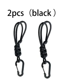 3/2/1pc-Handmade Woven Water Bottle Lanyard, Car Accessory Keychain, Adjustable Outdoor Hiking Essential, Camping Gear, Must-Have For Hiking - Multicolor - View 14