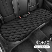 1pc/2pcs/3pcs/7pcs Car Seat Cushion [All Season, Essential For Autumn/Winter] Soft Plush Seat Cover (With Storage Pocket, Enhances Driving Comfort), Universal Car Interior Accessory - A - View 4
