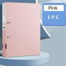 1pc 2-Ring Loose Leaf Binder Folder, Multi-Color 11-Hole Punched Folder, Can Store Test Papers And Materials, Office Archiving, Student Error Correction, Material Storage, Back To School Exam Preparation Office Supplies - A - View 11