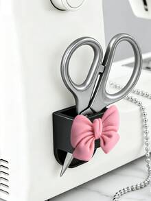 Unique Storage Box With Bow Tie And Sausage Mouth, A Multifunctional Desktop Organizer Box, Can Store Scissors, Tweezers And Other Office Supplies, Compact And Sturdy Design, Convenient For Sewing Supplies Storage, A Must-Have For Office Desk Or Office Storage. - One Size Fits All - View 4