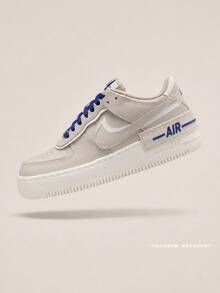 Nike Air Force 1 Shadow Women's Sneakers DZ1847-201 - Mocha Brown - View 1