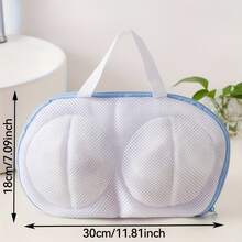 2/1pcs Sturdy Underwear Laundry Bag - With Zipper Closure And Frame - Fashionable And Durable Mesh Bag, Suitable For Underwear, Bras, Panties, Socks, Shoes, Hats And Gloves, Premium Laundry Storage Organizer, Used For Home Laundry Protection, Anti-Deformation Design, Essential For Delicate Clothing Care, Perfect For Home And Travel Use - Multicolor - View 5
