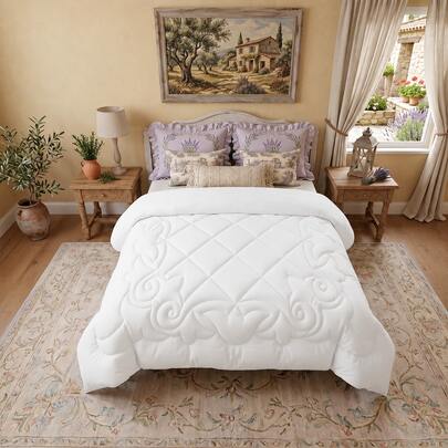Comforter, Skin Comforter,  All Seasons, Washable, Comforter, Antibacterial, Deodorant, Fluffy, Dust Resistant, Thermal, Breathable, Absorbent, Quick Drying