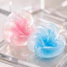 Transparent Crystal Ball Soft Squeeze Toy, Soft Jelly Touch, Pink & Blue Dual Color, Slow Rebound Or Non-Rebound Options, Office Desk Fidget Toy - Multicolor - View 5