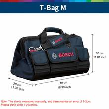Bosch Tools Bag Mini Canvas Soft Bags Waterproof Wear-Resistant Portable Electrician Special Maintenance Toolkit Storage Bag - Multicolor - View 8