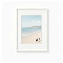 Mosearon 3件/2件/1件 白色MDF相框，A4證書框，30*40CM海報框，無卡紙，壓克力透明面板，適用於客廳、臥室、藝廊牆面裝飾 - 白色 - 查看 13