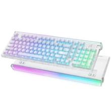 ATTACK SHARK Keyboard Gaming R98 HE 8000Hz Berkabel dengan Efek Hall, Pemicu Cepat 0,005mm, Tata Letak 98%, Jarak Aktivasi yang Dapat Diatur, Sakelar Magnetik yang Dapat Diganti Panas, Driver Web, Pencahayaan RGB, Tutup Tombol Serat Karbon - View 13