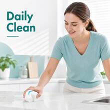 High-Density Household Cleaning Sponge, Flexible Durable White Foam Scrubber For Kitchen Grease, Bathroom, Sink, Tiles, Glass, Cookware, Countertops & Sneakers, Strong Stain Removal, Multi-Surface Cleaning Tool For Home - New Cleaning Cloth - View 4