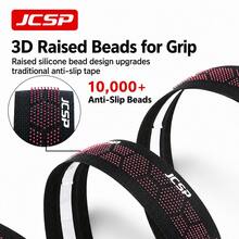 JCSP 3D Silicone Textured Bicycle Handlebar Tape, Anti-Slip Silicone Particles, High Support, Breathable, Road Bike Handlebar Tape, Comfortable Grip, Road Bike Handlebar Tape - Multicolor - View 5
