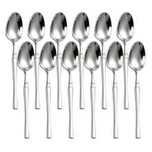 4/6/12pcs Stainless Steel Dessert Spoon Set, Dishwasher , Suitable For Home, Hotel, Restaurant, Wedding, Party, Afternoon Tea, Date, Holiday Gift - Silver - View 8
