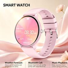 NcmRyu 1.5 Inch Full Screen Metal Body Smart Watch, Compatible With IOS And Android Phones, (Answer/Make Calls), Multiple Sports Modes/Massive Watch Faces/Built-In Games/AI Voice Control/Unisex Sports Watch - View 2