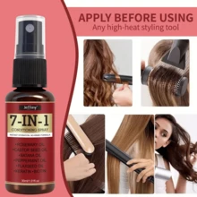Jeffany Semprotan Perawatan Rambut Tanpa Bilas untuk Menghaluskan Rambut Kusut Seketika - Semprotan Penghalus Keratin 7-in-1, 30ml. Perawatan Multifungsi dengan Tekstur Ringan yang Meredakan Rambut Kusut, Kering, Kusut, dan Patah dalam Sekali Pakai. Cocok untuk Rambut Kering, Berminyak, dan Semua Jenis Rambut - Travel Size - View 7
