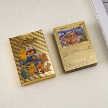 asmodee Pokémon Anime Gold Foil Card Box - Pokémon & Ash Character Collection | Rare Trading Cards For Collectors, Birthday Gifts | Shiny Black & Silver Foil Card Set, Perfect Gift For Collectors - Multi-color - View 6