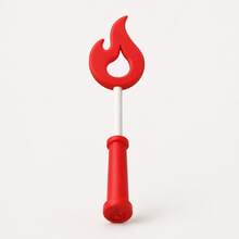 Varinha Mágica Encantada 42cm para Fantasia, Brincadeira e Decoração FOGO - Vermelho - Visão 3