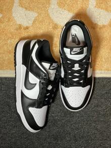 Nike Dunk Low Black White – Classic Low-Top Sneakers For Men And Women - Black - View 7
