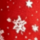 Christmas Snow & Ice Pattern Stove Curtain