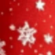 Christmas Snow & Ice Pattern Stove Curtain