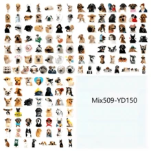 POKOJA LAND 50/100/150pcs Funny Dog Expression Stickers PVC Gift Cartoon Decoration Suitable For Scrapbook, Laptop, Luggage, Guitar, Water Bottle, Phone Case DIY Stickers Back To School - Multicolor - View 11
