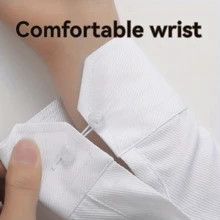 6/8/12/16Pcs Expandable Waist Buttons, No-Nail Seamless Detachable Cuff & Collar Shirt Extender Buttons, Elastic Adjustable Stretch Buttons, Unisex - Multicolor - View 5