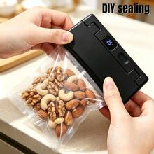 1 Snack Bag Sealing Machine, A Portable Sealing Tool, A Manual Press-Type Plastic Sealing Device, Suitable For Potato Chip Bags, Biscuit Bags And Snack Bags. An Ideal Choice For Home And Travel Use. - Multicolor - View 3