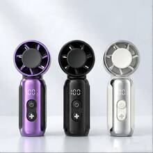 Portable Quiet Bladeless Mini Electric Fan Suitable For Outdoor Travel Office Use Travel Accessory Rechargeable - Standard Model - View 1