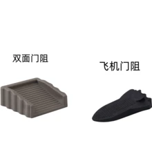 Rubber Door Wedge Non-Slip Anti-Collision Door Stopper Support Bracket, Suitable For Home Office Floor Gap Blocking - A - View 5