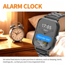 New Wireless Calling Smart Watch With Multiple Sports Functions, 1.83-Inch HD Display, Various Sport Modes, Wireless Calls, Photo/Music, Weather, Sedentary Reminders-It's The Best Choice For Gifts For Family And Friends. - View 7