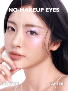 Eunarz 全息閃粉液體眼影，附超細刷頭，打造閃耀眼妝 - #LG206 PHANTOM PURPLE - 查看 4