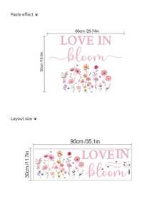 mama look 1pc,Multi-Style,Wedding Party Theme Wall Sticker,Wedding English Decoration,PVC Self-Adhesive Removable,Suitable For Restaurant,Party,Living Room,Bedroom Wall Decoration,Room Decoration,Etc. - Multiple Styles - View 9