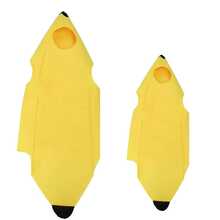 Set Kostum Buah Pisang dengan Kacamata Bingkai Bulat Bergaya Vintage, Pakaian Cosplay Buah Lucu dan Kreatif untuk Dewasa, Aksesori Kostum Topeng Pesta Halloween - MultiWarna - View 4