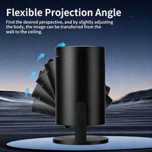 USB Wired Screen Mirroring Projector, 1080P HD Home Theater Video Projector, Portable Outdoor Movie Projector, USB Cable Connection, Basic Model, Screen Mirroring Only, Non-Android System, No Power Plug Or Adapter Included - Black - View 3