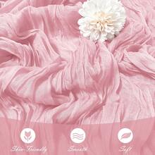 1pc/5pcs 90*180cm Solid Color Table Runner, Minimalist Polyester Table Liner Decoration, For Dining Table - Pink - View 4