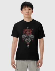 The Witcher Snake Monster Loose Fit T-Shirt Unisex Set Autumn Women Ghostface - Black - View 1